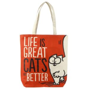 Simon's Cat Large Cotton Bag