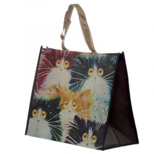 Kim Haskins Cats Shopping Bag