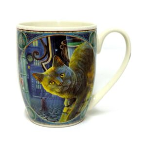 Lisa Parker Rusty Cauldron Cat Porcelain Mug