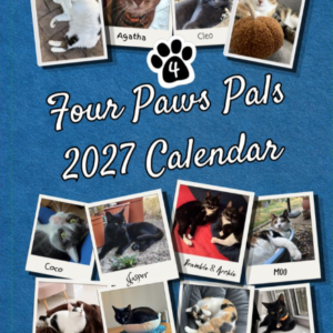 *PRE-ORDER* 2027 'Four Paws Pals' Blue Charity Calendar