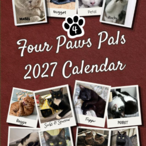 *PRE-ORDER* 2027 'Four Paws Pals' Red Charity Calendar